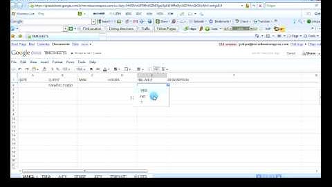 USING THE GOOGLE DOCS TIME SHEET