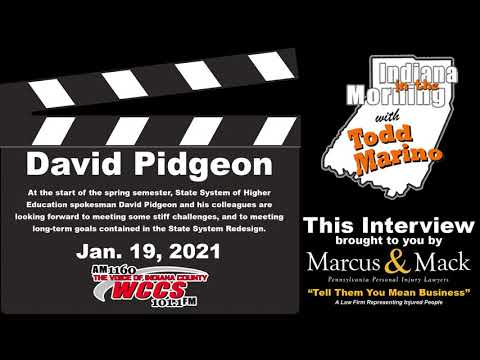 Indiana in the Morning Interview: David Pidgeon (1-19-21)