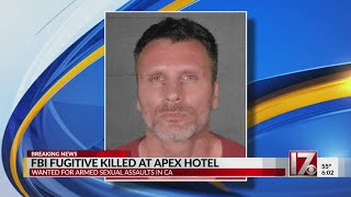 Suspect on FBI's 10 Most Wanted List killed in Apex