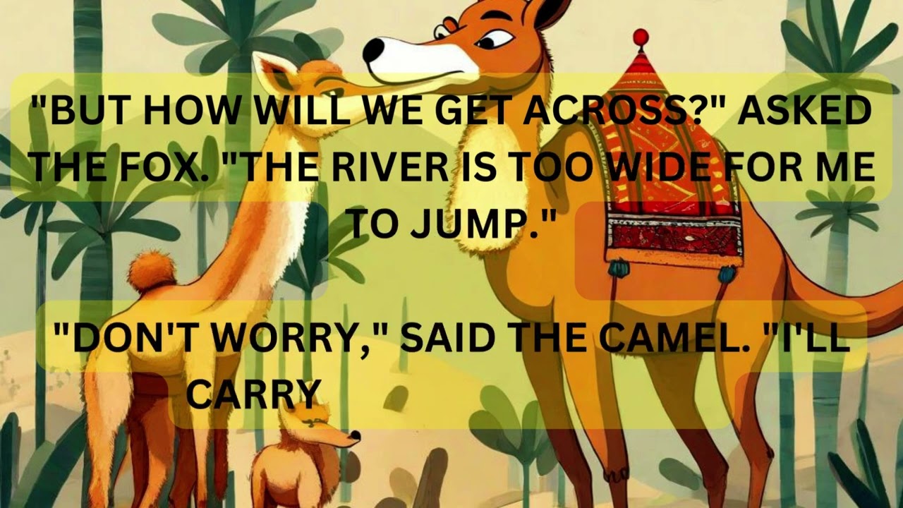 A Camel and the Fox | An English Short Story for Kids | Amazing Animation Video | Baby Videos