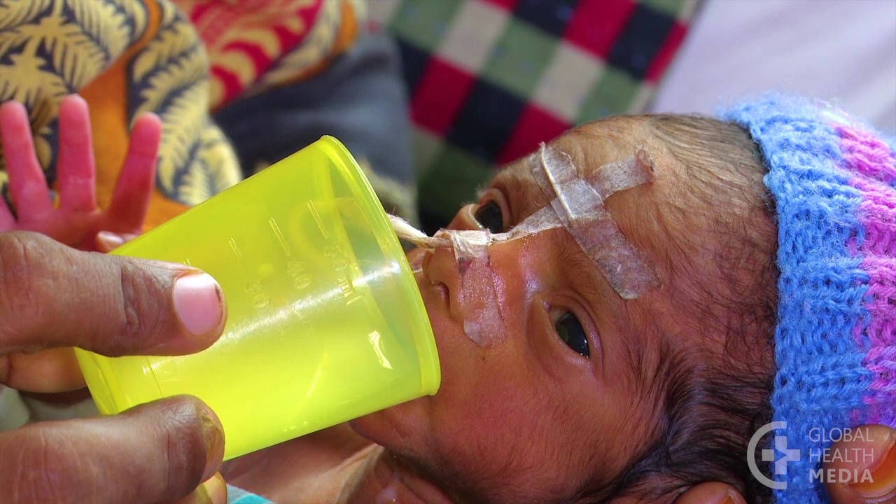 cup feeding newborn