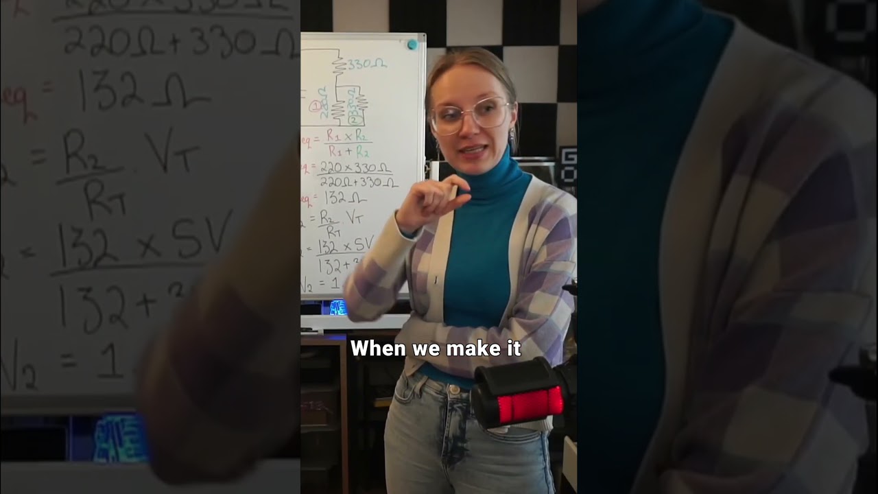 Увеличение нагрузки делителя напряжения 