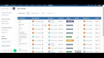 Scores on my forms page - UpRaise for Employee Success