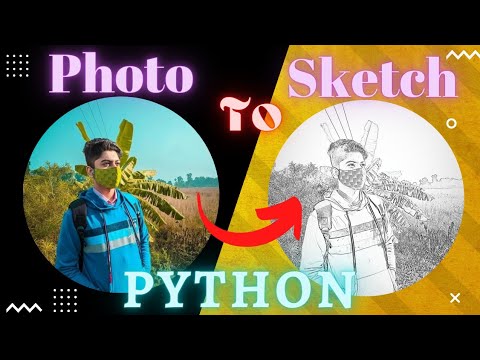 Photo to Sketch converter using Python