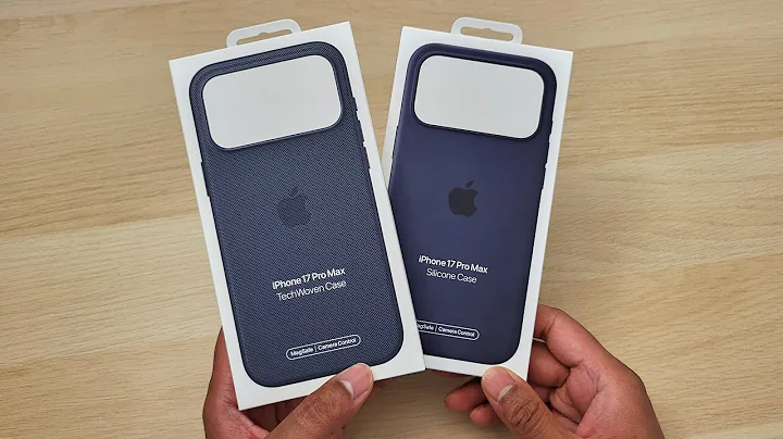 Official Apple TechWoven Case Vs Silicone Case for iPhone 17 Pro Max - First Look & Review