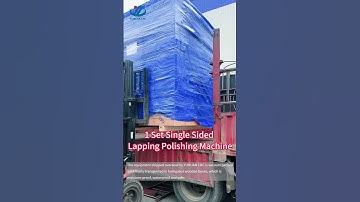 Single Sided Lapping Polishing Machine Shipped to Vietnam #lapping #polishing #polishingmachine