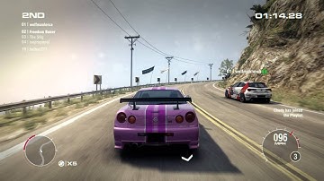 GRID 2 PC Multiplayer Race Gameplay: Tier 2 Upgraded Nismo Skyline R34GT-R Z-Tune in California