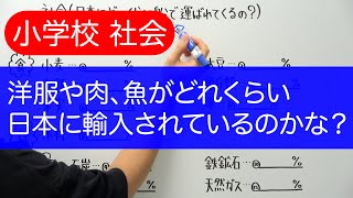 こんなものが日本に輸入されています【小学校 社会】