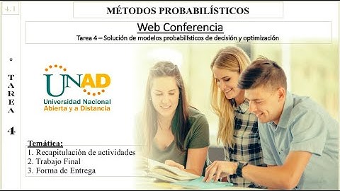 Métodos Probabilisticos- Tarea 4 Solución de modelos probabilísticos de decisión y optimización