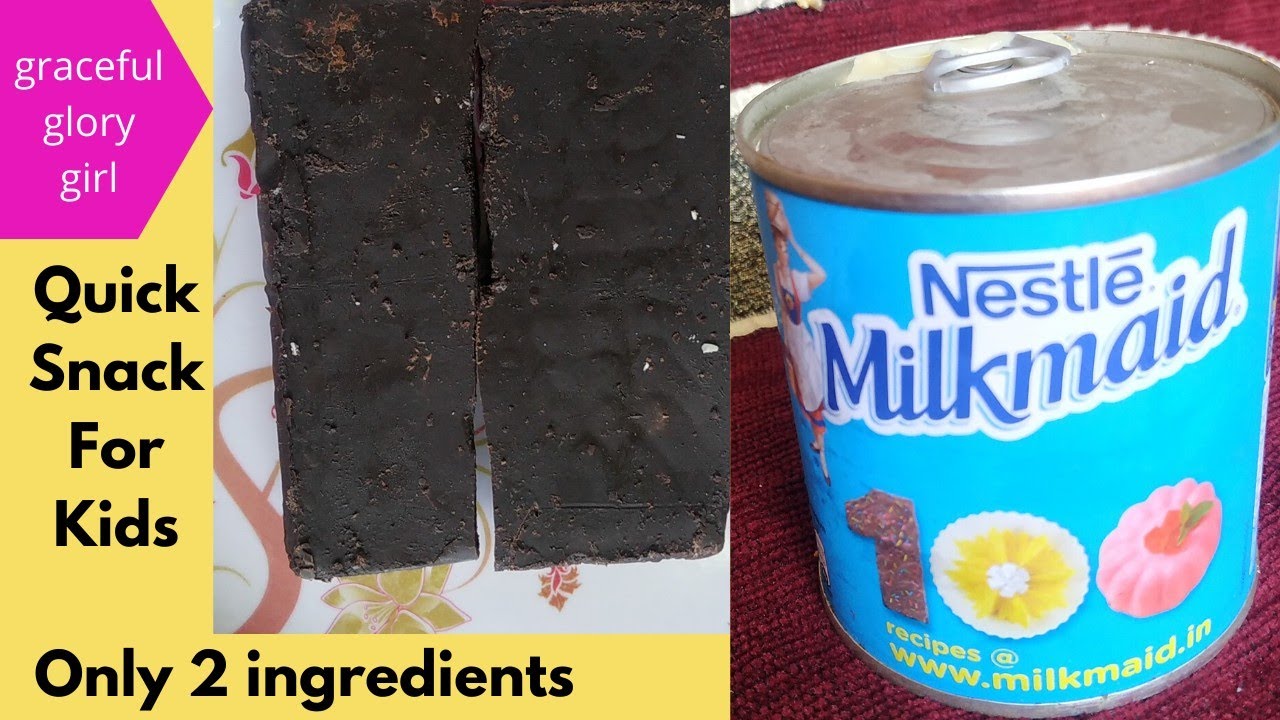 just only 2 ingredients / quick &easy snack for kids /how to make