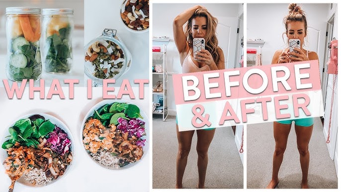 What I Eat in a Day  HEALTHY Weight Loss + Toning 