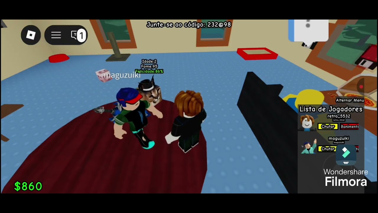 Jogando rise a floopa