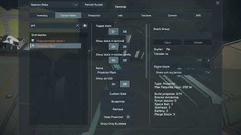 Space Engineers - Projector Glitch