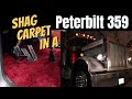 How to install SEMI TRUCK carpet  PETERBILT 359