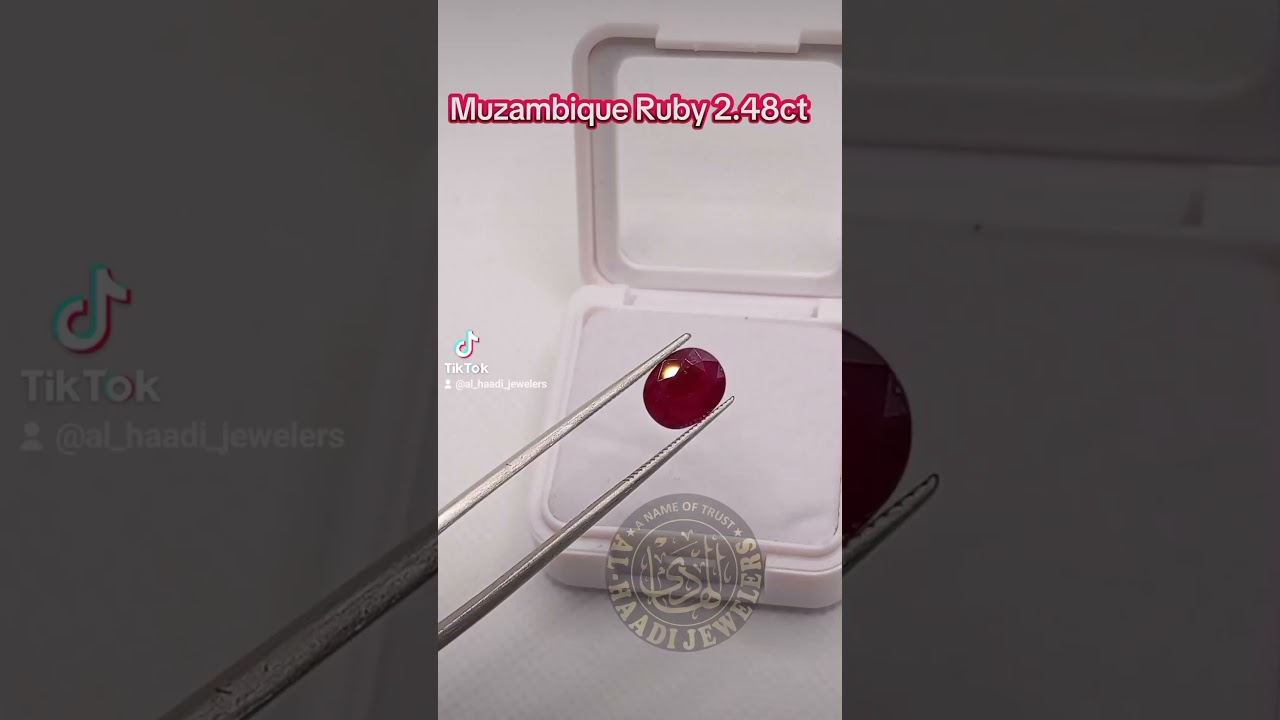 Natural Muzambique Ruby Available 