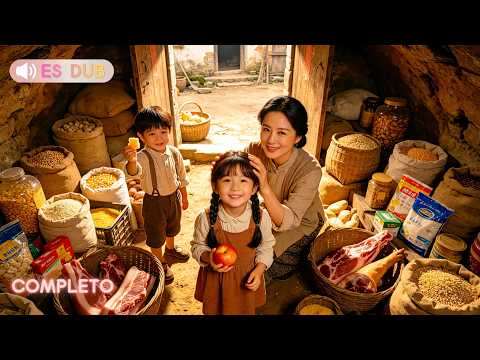 [Doblaje]La niña usó un túnel para salvar a su familia pobre! #microdrama