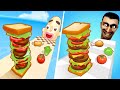 Sandwich Runner 🆚 Sandwich Run 🌻🧿🌺🌈Max Levels Walkthrough Android IOS Update Gameplay 29945
