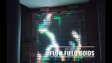 FastLED Matrix Animations 24x24 serpentine with an esp32 s3