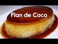 Flan de coco (receta casera)
