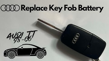 Audi TT Mk1 key fob battery replacement 1997 - 2006 A4 / S4 🔑