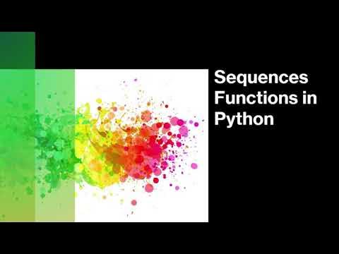 Learn Sequence Functions in Python in 7 minutes!!!! #code # ...