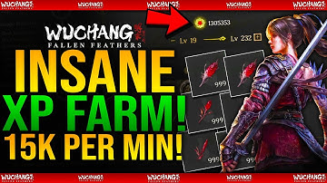 15k+ RED MERCURY Per MINUTE XP FARM - How To Level Up FAST Wuchang Fallen Feathers (Early/Mid-Game)