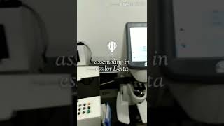 ASSEMBLING GLASSES OPTICAL ESSILOR DELTA2 TECHNOLOGY