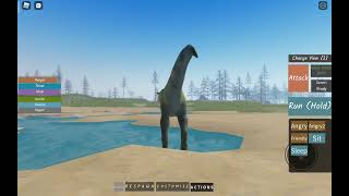 how to make a hybrid dino in dinosaur world mobile Roblox spino + carno