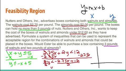 Solving systems of linear inequalities no optimization video