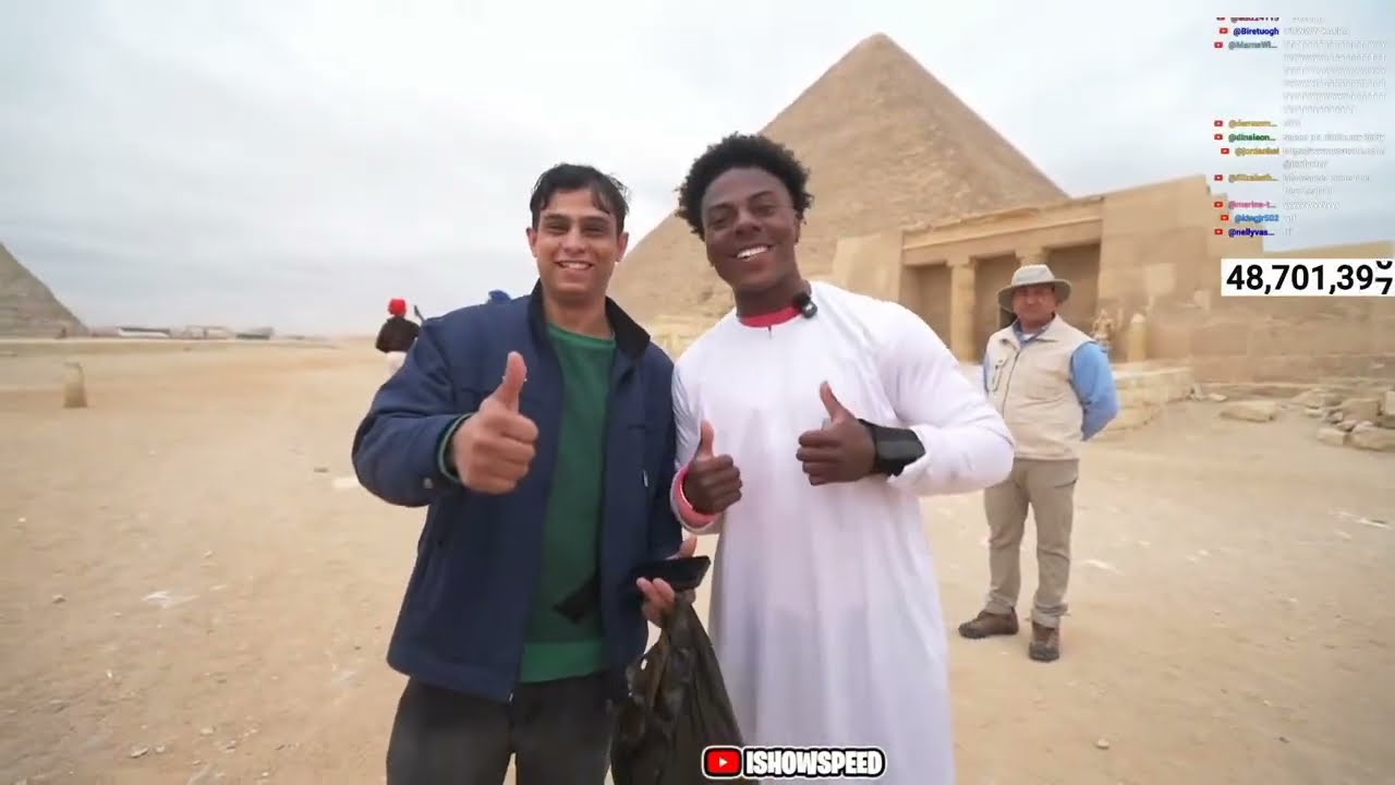 IShowSpeed in Egypt 🇪🇬😂 | Acts Like an Archaeologist, Gets Stream-Sniped & Rides a Camel 🐪🔥 