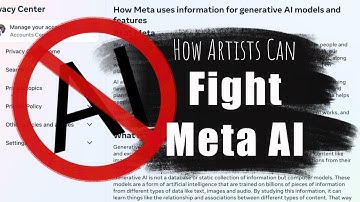 How Artists Can Fight Meta AI // Practical (FREE) Tools You Can Use to Combat the Use of Your Images