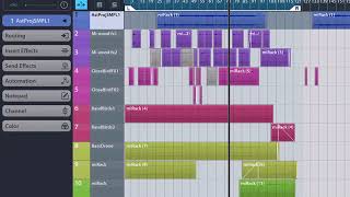 Soundscape design on iPad using MiRack, AudioBus, Cubasis