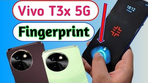 Vivo T3X 5g Fingerprint Lock Setting/How to fingerprint screen lock in Vivo t3x 5g