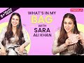 What's in my bag with Sara Ali Khan| Fashion | Love Aaj Kal 2 | Pinkvilla