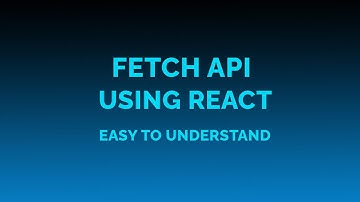 How to fetch api using react
