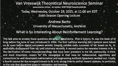 What is So Interesting About Reinforcement Learning? | Andrew Barto, University of Massachusetts