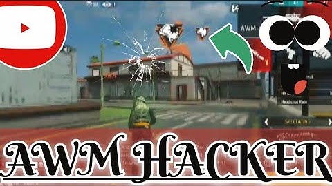 crazy double awm hacker in a training ground - free fire max 😱😱