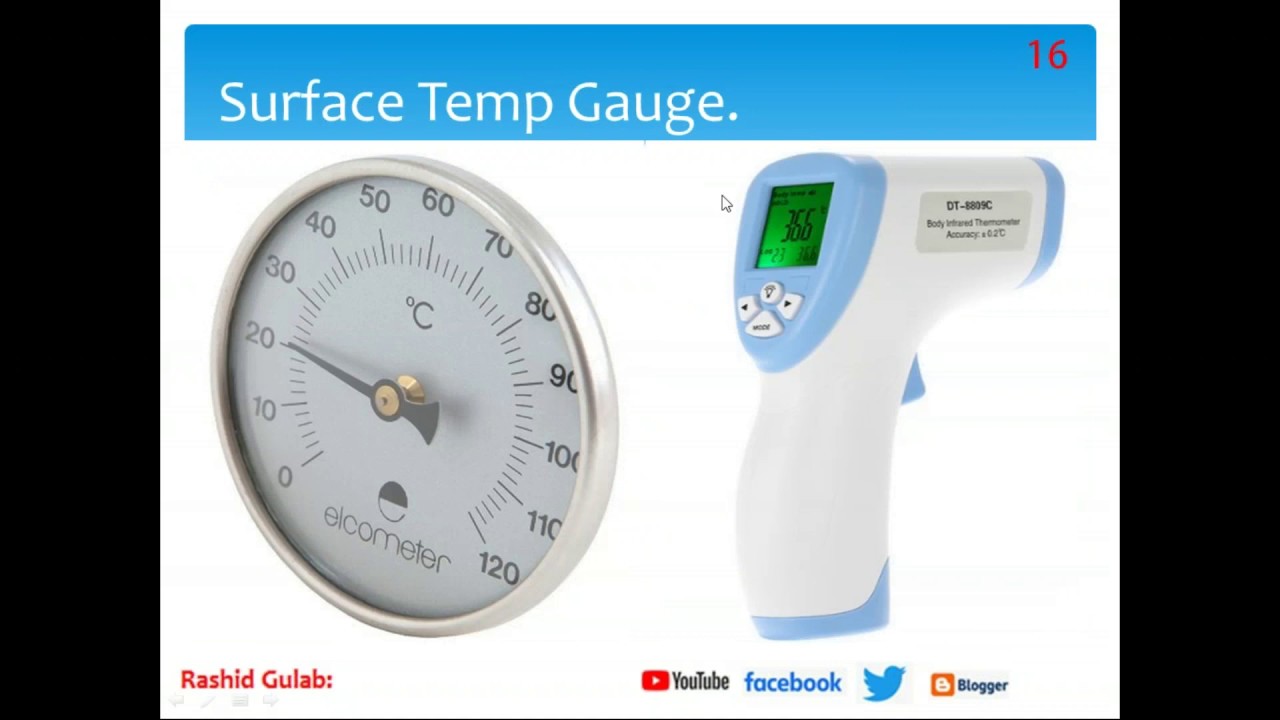 Introduction to Temperature Measurement of surface profile & paint