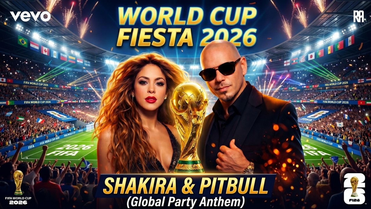 Shakira \u0026 Pitbull - WORLD CUP FIESTA 2026 🏆 (Global Party Anthem)