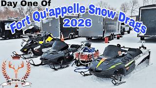 2026 Snow drags In Fort Qu'appelle Saskatchewan Day One.