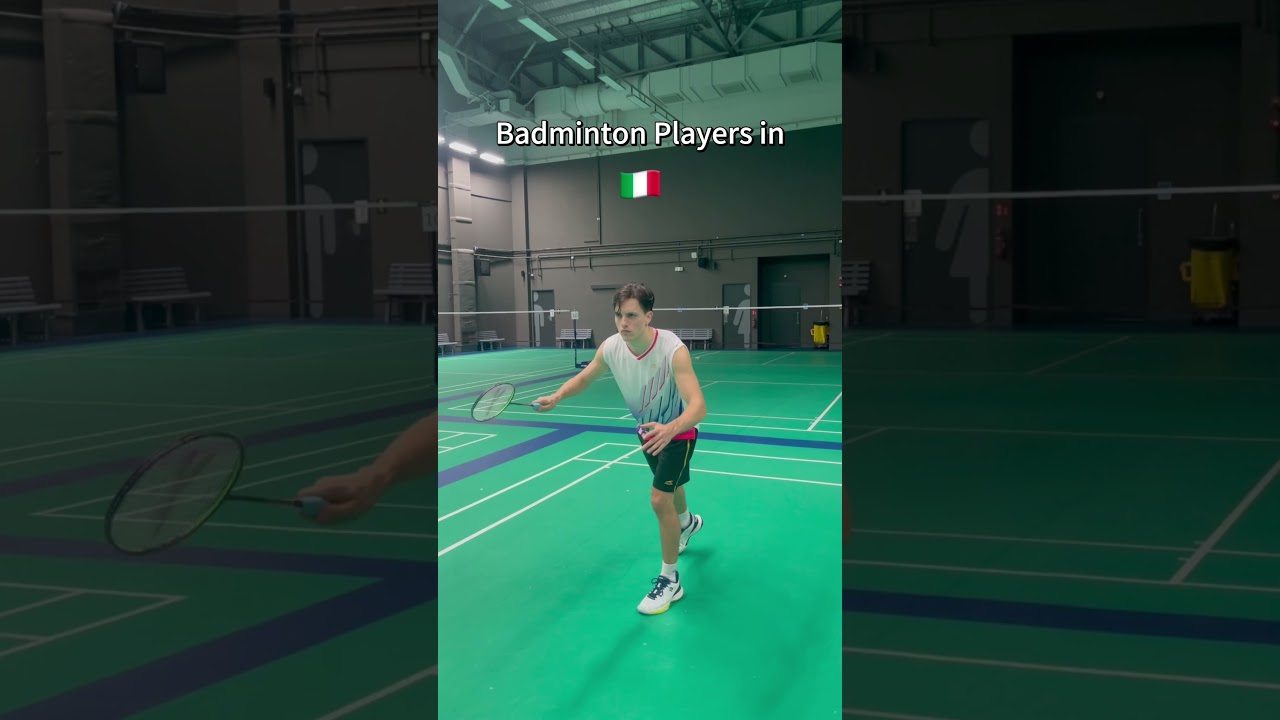 Badminton Ready Position: Thailand vs Korea vs Singapore vs Italy