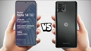Redmi note 14 vs motorola g72 full comparison.