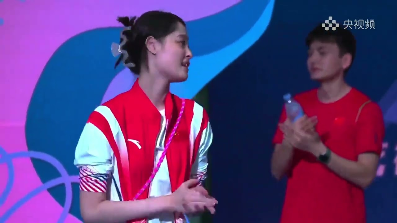 China Team National 2 Senior EF 3 RIbbons + 2 Balls 2024 China Rhythmic Gymnastics Championships