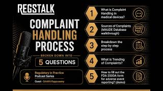 Medical Device Complaint Handling Process | MAUDE Database & FDA 3500A Walkthrough