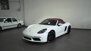 We've implemented Paint Protection Film (PPF) on this 2024 Porsche 718 Boxster, making it an excelle