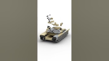 Battle Ready: LEGO MOC M1A2 Abrams Tank