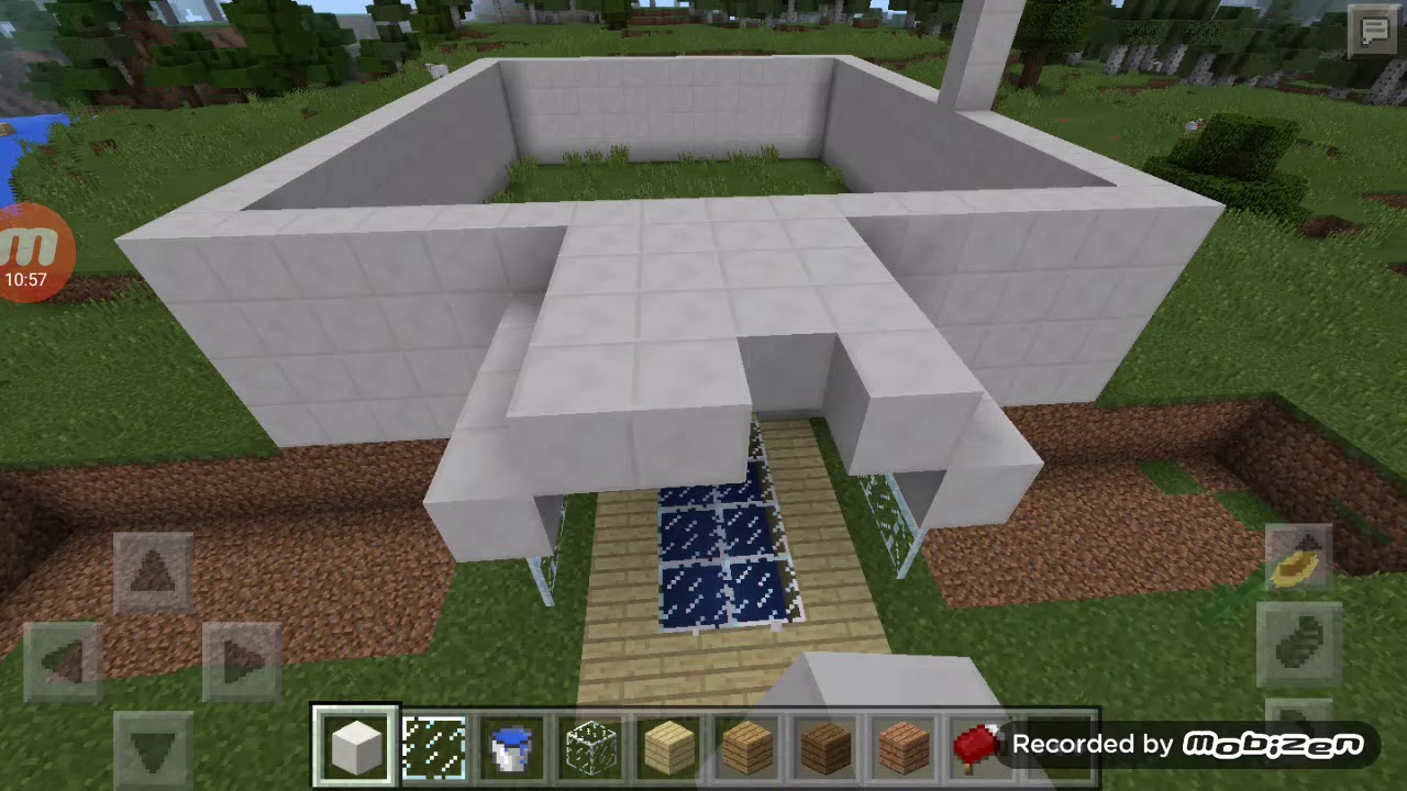 Minecraft ev yapımı iki katlı - YouTube