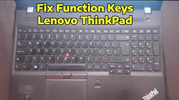 How To Fix Lenovo ThinkPad Function or Hotkeys Not Working