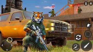 Animal Army Commando - FPS Shooting Game - Android Gameplay