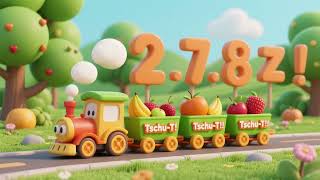 Tschu-Tschu-Zahlenzug Mit Früchten Kinderlied & Zählen Lernen